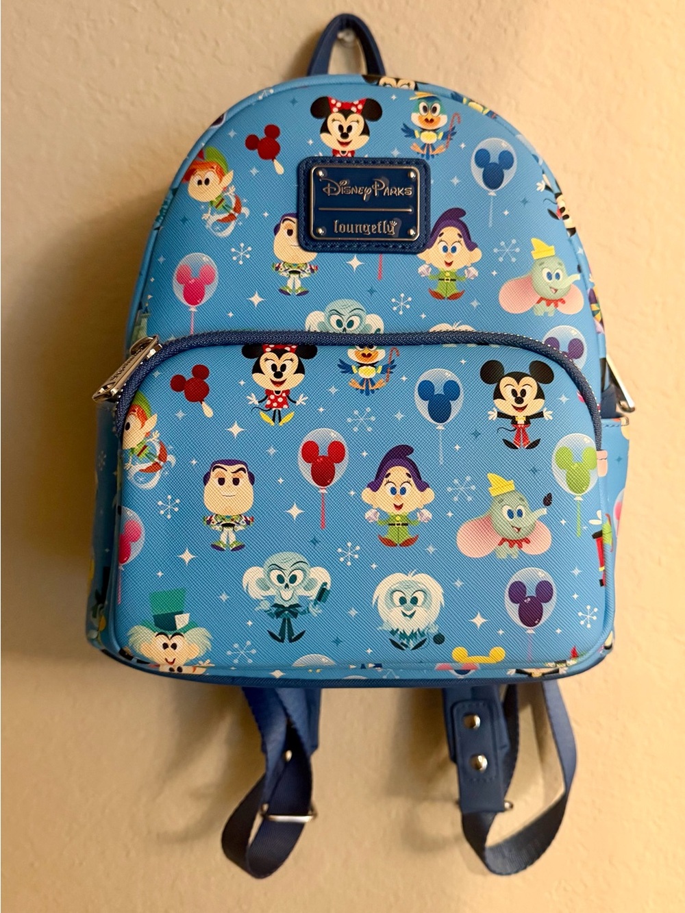 NWOT Disney Parks Blue Mini Backpack by Loungefly